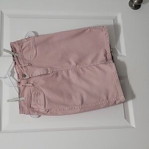 Reversible jean print skirt